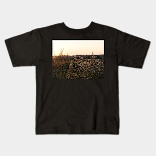 Dramatic colours on plants at sunset or sundown Kids T-Shirt